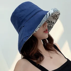 Bucket Panamanian Big Brim Double-Sided Fisherman Sun Visor Sun Protection Hats - Image 6