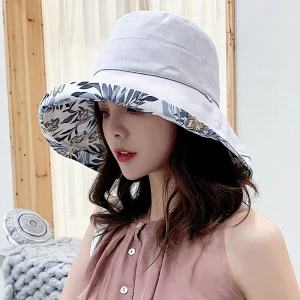 Bucket Panamanian Big Brim Double-Sided Fisherman Sun Visor Sun Protection Hats - Image 4