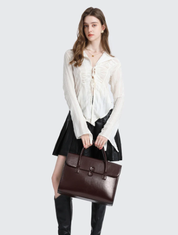 Casual Leather Multi-use Design Briefcases Laptop Hand Bags