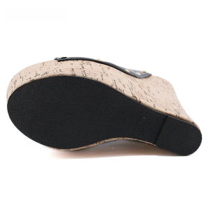 Casual Slip-on Metal Rivet Open Toe Platform Super High Heels - Image 3