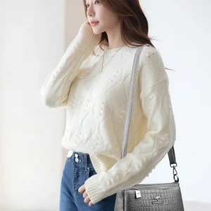 Crocodile pattern Leather Shoulder Designer Large capacity Tote Sac Handbag - Image 9