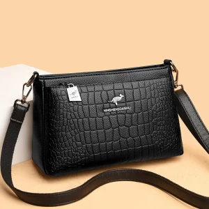 Crocodile pattern Leather Shoulder Designer Large capacity Tote Sac Handbag - Image 8