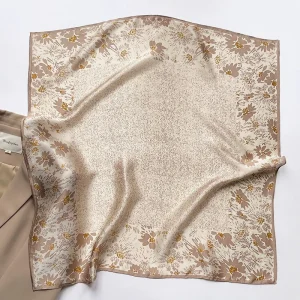 Fashion Square Neckerchief Printed Sunscreen Elegant Scarves - Image 6