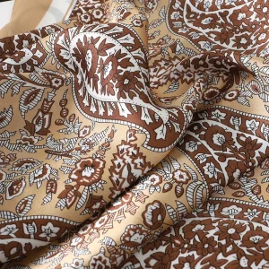 Fourlard Shawls Neckerchief Warps Head Dots Elegant Scarves - Image 30
