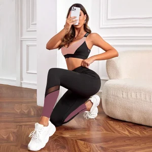 High Waist Tummy Control Yoga Workout Pockets Leggings - Image 2