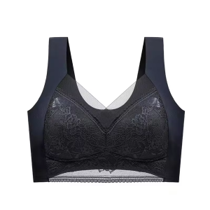 Lace High-quality Seamless Support anti-sagging No Steel Ring Sports Yoga Bra - Image 6