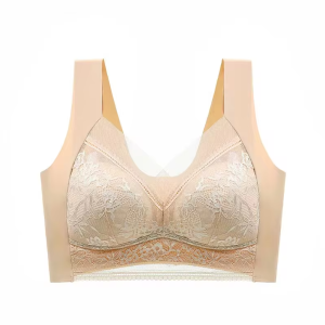 Lace High-quality Seamless Support anti-sagging No Steel Ring Sports Yoga Bra - Image 5