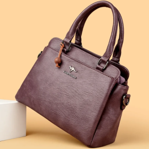Luxury Soft Leather Large Capacity Shopping Messenger Cross body Handbags - Image 6