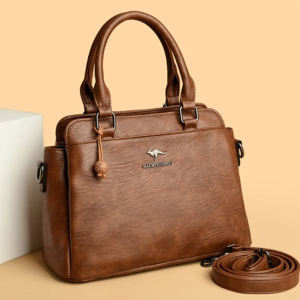 Luxury Soft Leather Large Capacity Shopping Messenger Cross body Handbags - Image 11