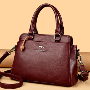Luxury Soft Leather Large Capacity Shopping Messenger Cross body Handbags - Image 9