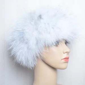 Neck Warmer Ring Fox Fur Headband Mufflers And Elegant Scarves - Image 5