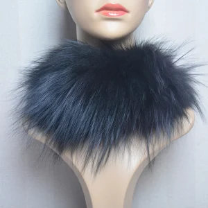 Neck Warmer Ring Fox Fur Headband Mufflers And Elegant Scarves - Image 3