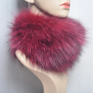 Neck Warmer Ring Fox Fur Headband Mufflers And Elegant Scarves - Image 60