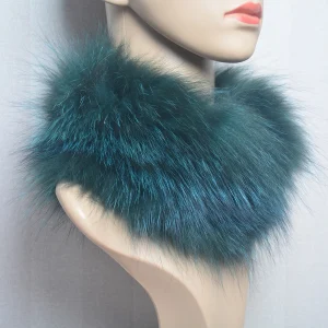 Neck Warmer Ring Fox Fur Headband Mufflers And Elegant Scarves - Image 56