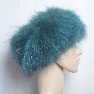 Neck Warmer Ring Fox Fur Headband Mufflers And Elegant Scarves - Image 53