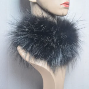 Neck Warmer Ring Fox Fur Headband Mufflers And Elegant Scarves - Image 45