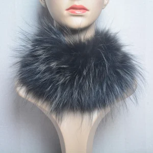 Neck Warmer Ring Fox Fur Headband Mufflers And Elegant Scarves - Image 44