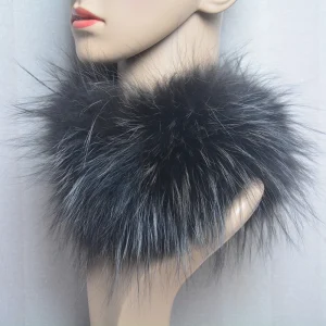 Neck Warmer Ring Fox Fur Headband Mufflers And Elegant Scarves - Image 43