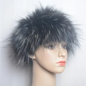 Neck Warmer Ring Fox Fur Headband Mufflers And Elegant Scarves - Image 42