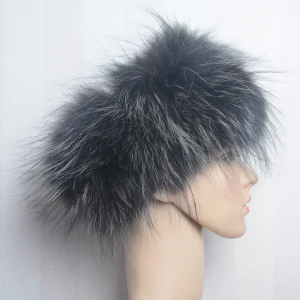 Neck Warmer Ring Fox Fur Headband Mufflers And Elegant Scarves - Image 41