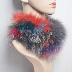 Neck Warmer Ring Fox Fur Headband Mufflers And Elegant Scarves - Image 40