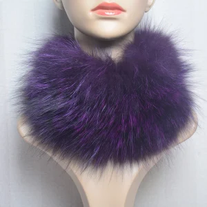 Neck Warmer Ring Fox Fur Headband Mufflers And Elegant Scarves - Image 35