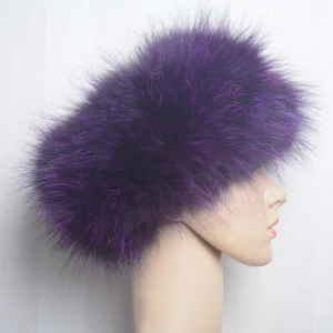 Neck Warmer Ring Fox Fur Headband Mufflers And Elegant Scarves - Image 33