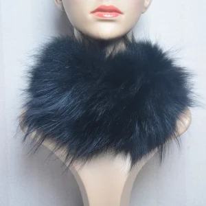 Neck Warmer Ring Fox Fur Headband Mufflers And Elegant Scarves - Image 28
