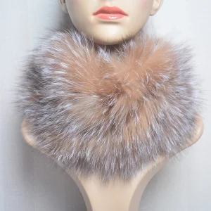 Neck Warmer Ring Fox Fur Headband Mufflers And Elegant Scarves - Image 21