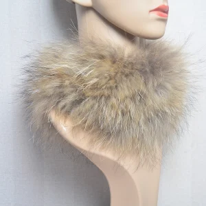 Neck Warmer Ring Fox Fur Headband Mufflers And Elegant Scarves - Image 19
