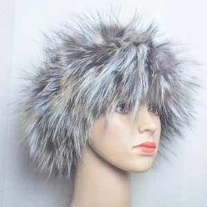 Neck Warmer Ring Fox Fur Headband Mufflers And Elegant Scarves - Image 11