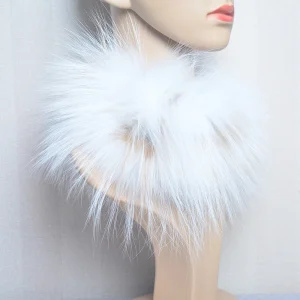 Neck Warmer Ring Fox Fur Headband Mufflers And Elegant Scarves - Image 10