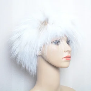 Neck Warmer Ring Fox Fur Headband Mufflers And Elegant Scarves - Image 8