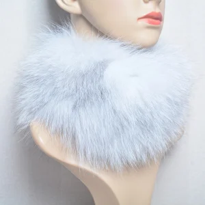 Neck Warmer Ring Fox Fur Headband Mufflers And Elegant Scarves - Image 7
