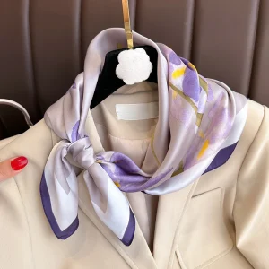 Satin Headband Ornament Hair Ties And Bag Neckerchief Scarves - Image 5