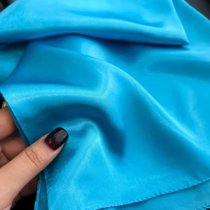 Satin Square Shawls Headband Hair Elegant Neckerchief Scarves - Image 21