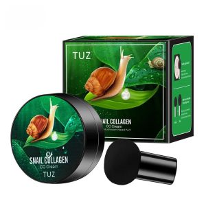 Snail Collagen BB Cream Mushroom Head Air Cushion Foundation Liquid Concealer Brightening Oil-control Makeup CC Cream - Image 2