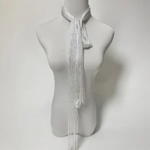 Tassel Lace Shiny Necklace Sunscreen Shawl Fashion Elegant Scarfs - Image 9