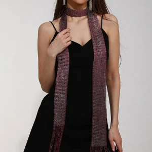Tassel Lace Shiny Necklace Sunscreen Shawl Fashion Elegant Scarfs - Image 5