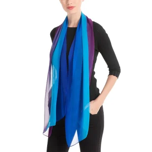 Versatile Sun Portection Headband Gradient Shawl Luxury Elegant Scarves