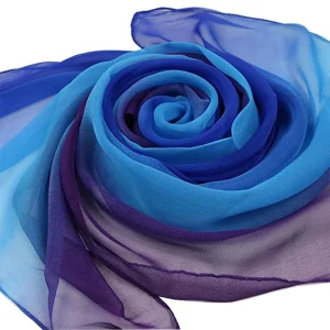 Versatile Sun Portection Headband Gradient Shawl Luxury Elegant Scarves - Image 22