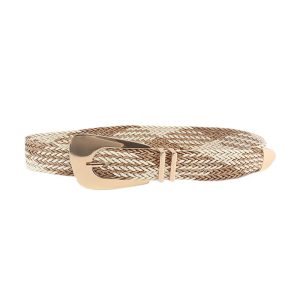 Casual Irregular Metal Buckle Girdle Adjustable Braided Belts - Image 4