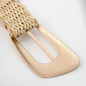 Casual Irregular Metal Buckle Girdle Adjustable Braided Belts - Image 16