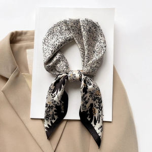 Fashion Square Neckerchief Printed Sunscreen Elegant Scarves - Image 2