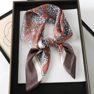 Fourlard Shawls Neckerchief Warps Head Dots Elegant Scarves - Image 4