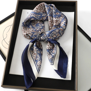 Fourlard Shawls Neckerchief Warps Head Dots Elegant Scarves - Image 28