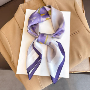 Satin Headband Ornament Hair Ties And Bag Neckerchief Scarves