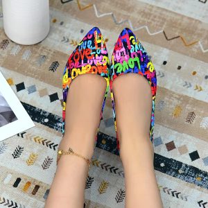Casual SLIP-ON Pointed Toe Beautiful Comfortable Flat Shoes - Image 4