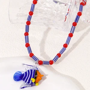 Creative Charm Fish Pendant Necklace Accessories - Image 3