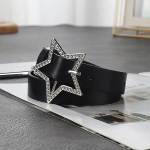 Retro Fashion Decorative Five-pointed Star Jeans Belt - Image 3